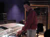 Matt Howe behind Metropolis Studio E's SSL J Series console