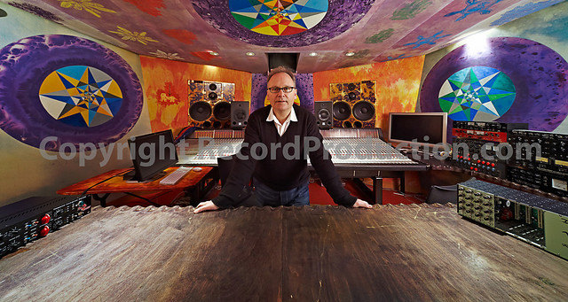 Music producer Phil Harding at Strongroom recording studios