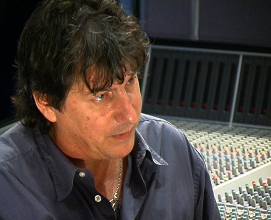 Ken Allerdyce record producer in the recording studio