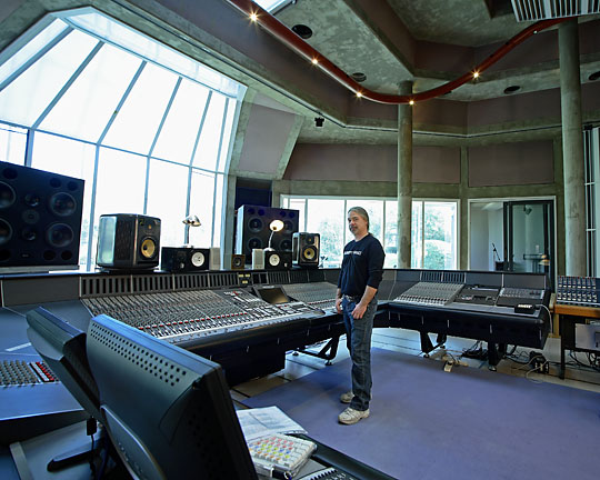 Mike Fraser in the Big Room at Real World Studios
