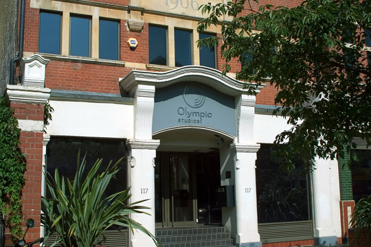 Olympic Studios, one of London's top recording studios
