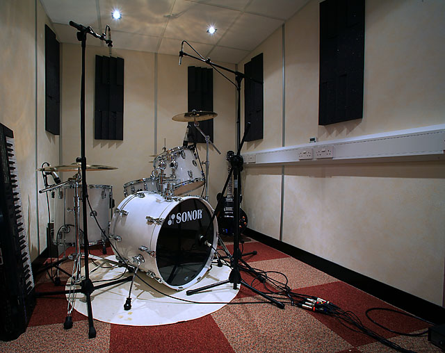 recording area at oxygen recording studio