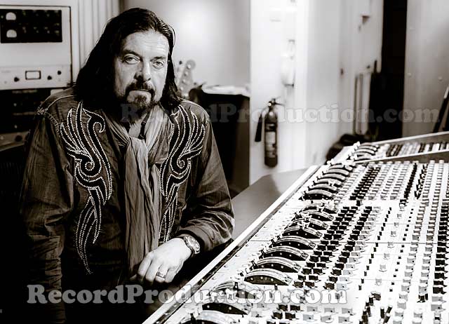 alan parsons at the mixing desk
