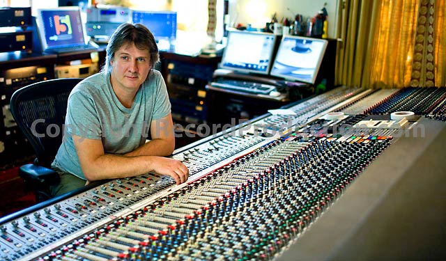 recording and mixing engineer andy jackson at astoria studios