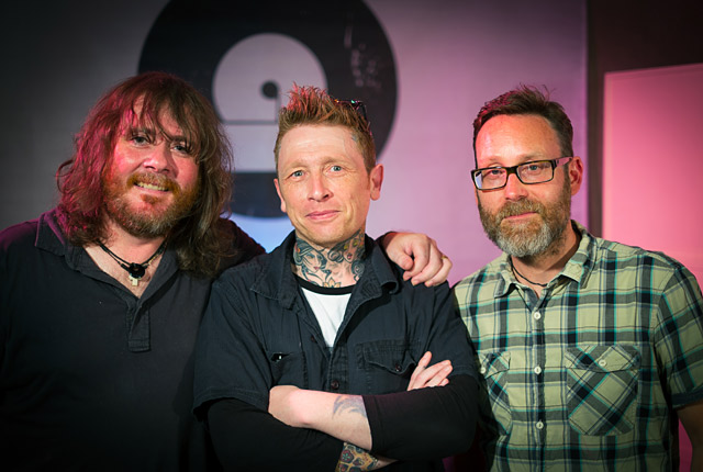 Mike Exeter, Dan Sprig and Austen Kilburn at Gospel Oak Studios