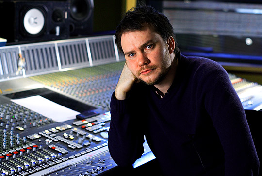 Record producer Richard Rainey at Metropolis recording studios London